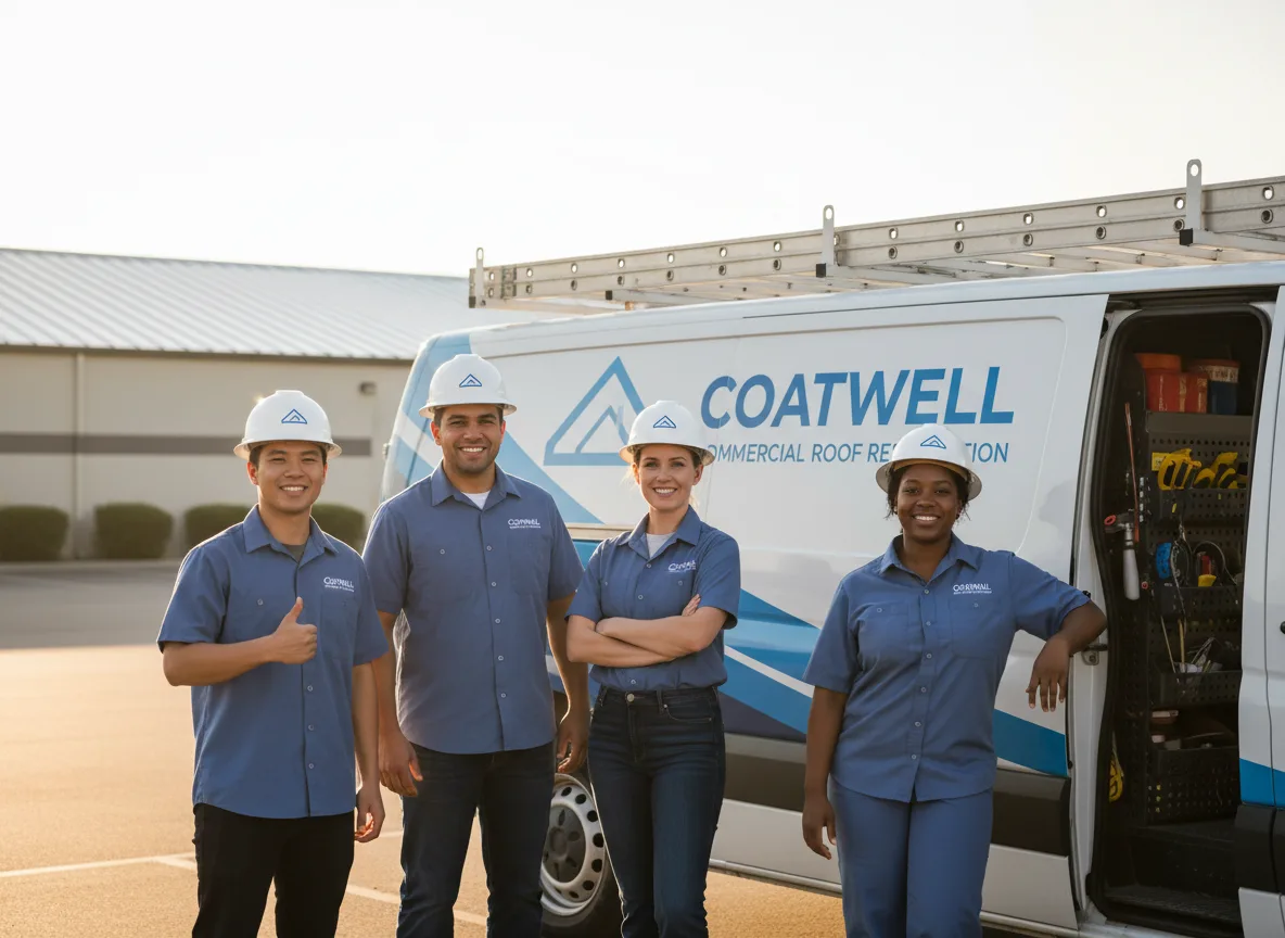 Commercial roof coating company in Wingate, TX
